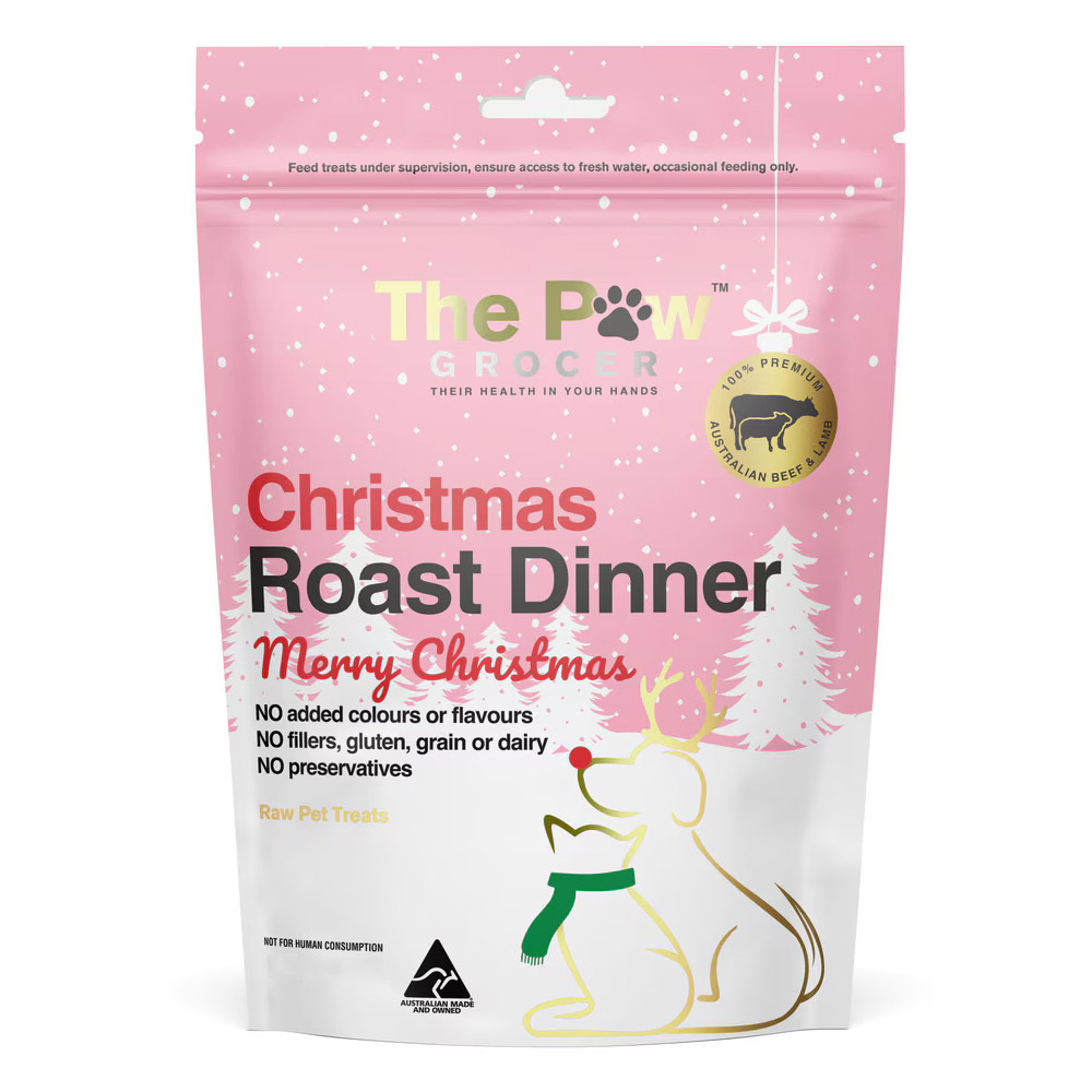 The Paw Grocer Christmas Roast Dinner Treats for Dogs & Cats for Dogs