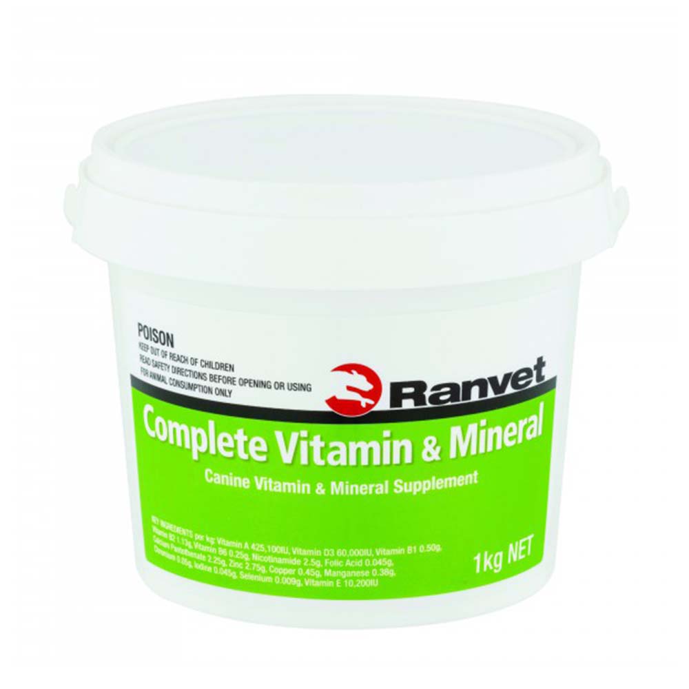 Ranvet Complete Vitamin & Mineral For Dogs