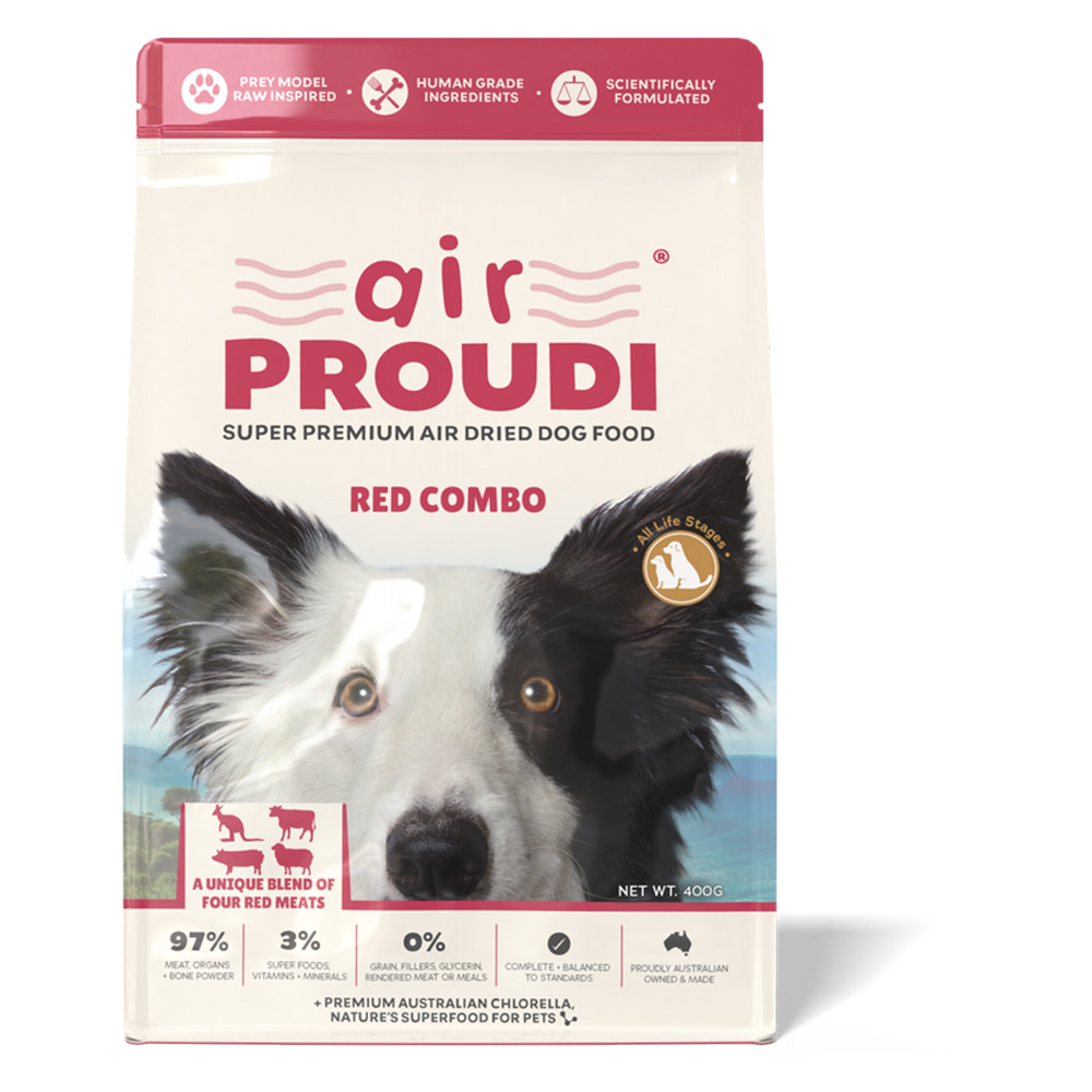 Air Proudi Red Combo Super Premium Air Dried Dog Food for Food Supplies