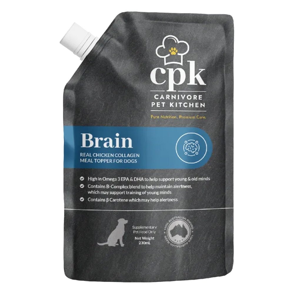 Carnivore Pet Kitchen Brain Real Chicken Collagen Meal Topper for Dogs for Food Supplies