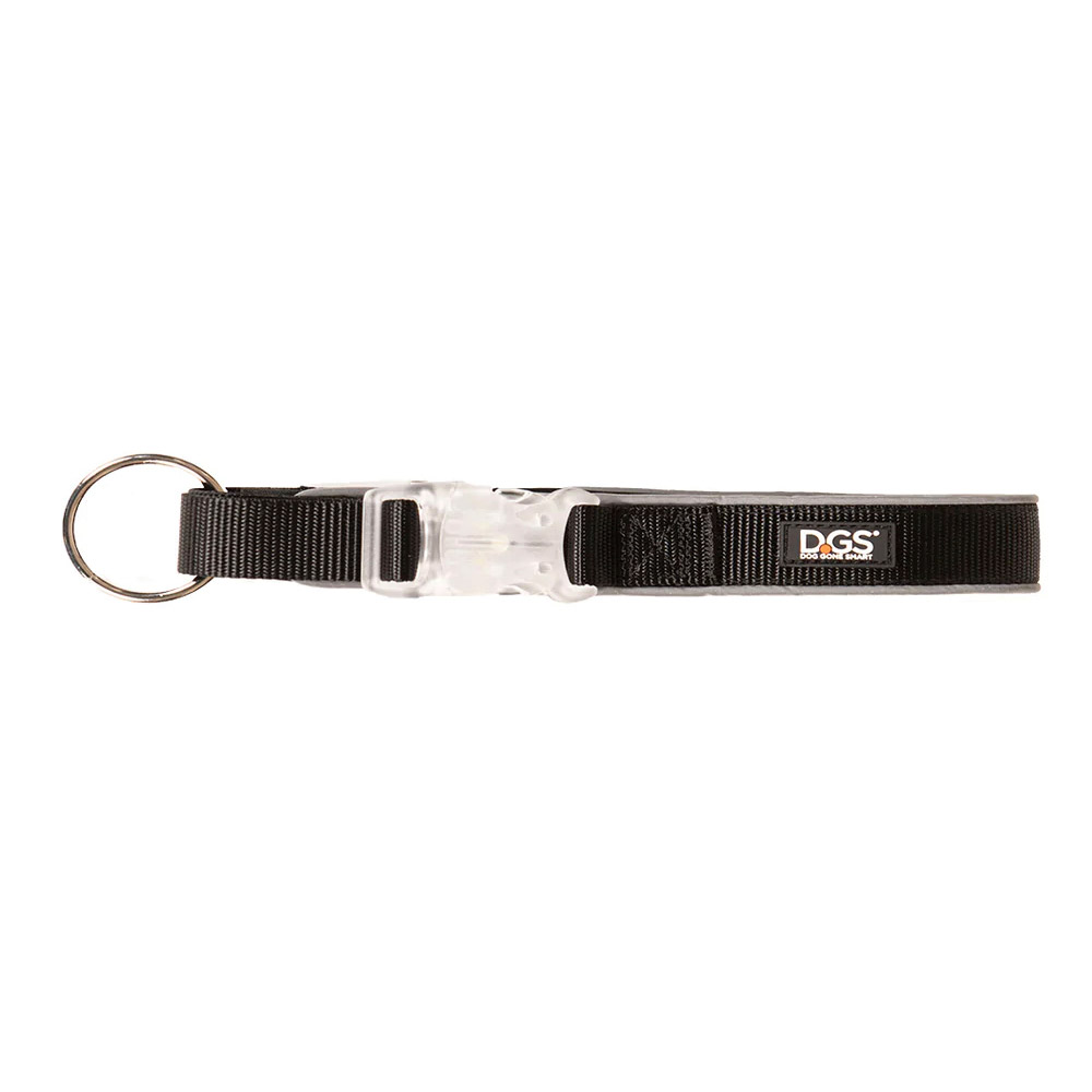 DGS Comet LED Safety Collar (Black) Large - 2.5cm X 45 - 63cm