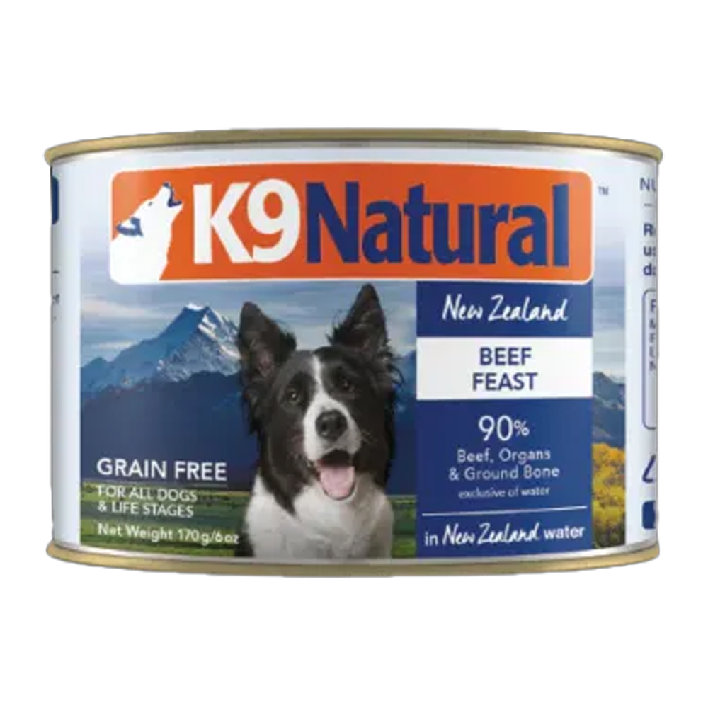 K9 Natural New Zealand Beef Feast Wet Dog Food for Food Supplies