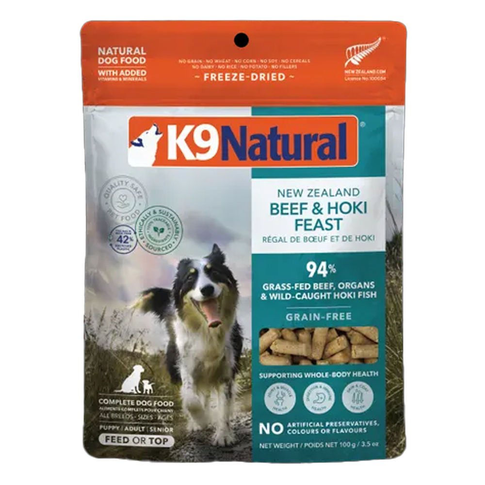 K9 Natural New Zealand Beef & Hoki Feast Dry Dog Food for Food Supplies