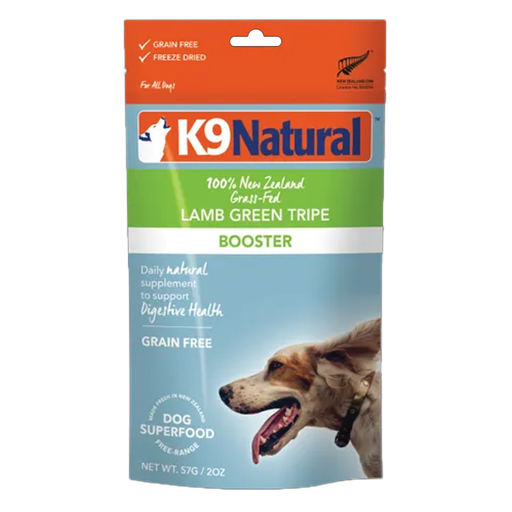 K9 Natural New Zealand Grass-Fed Lamb Green Tripe Booster for Dogs for Dogs