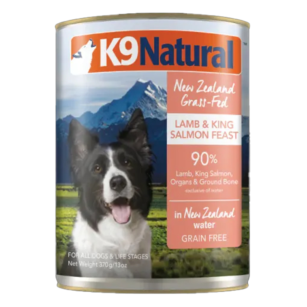 K9 Natural New Zealand Lamb & King Salmon Feast Wet Dog Food 370 Gm