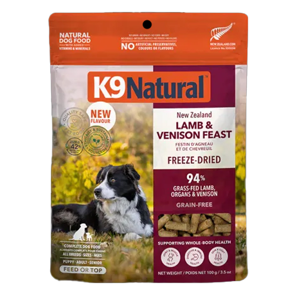 K9 Natural New Zealand Lamb & Venison Feast Dry Dog Food