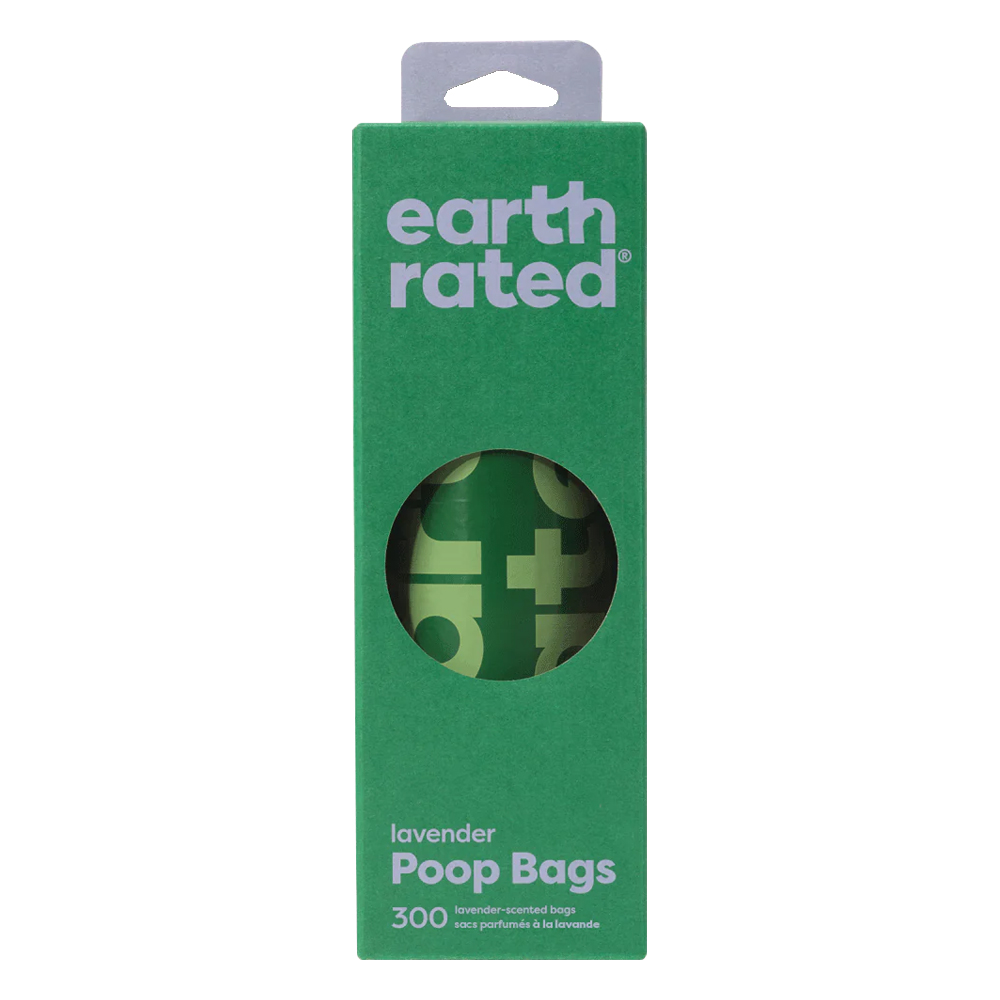 Earth Rated 300 Dog Poop Bags on Large Single Role for Dogs