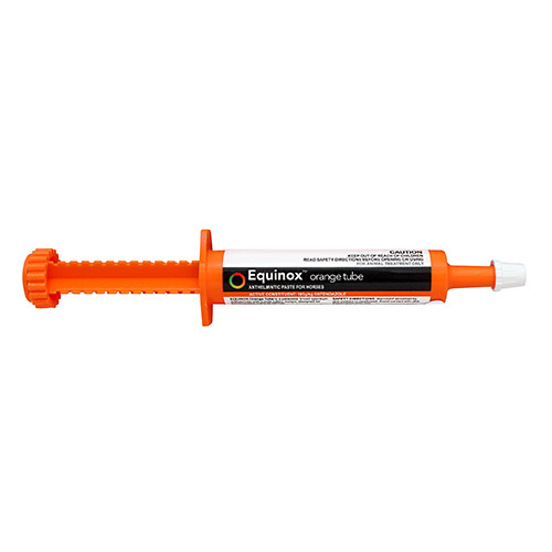 Equinox Orange Tube Horse Wormer for Horse