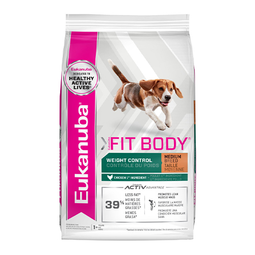 Eukanuba Fit Body Weight Control Medium Breed Adult Dry Dog Food
