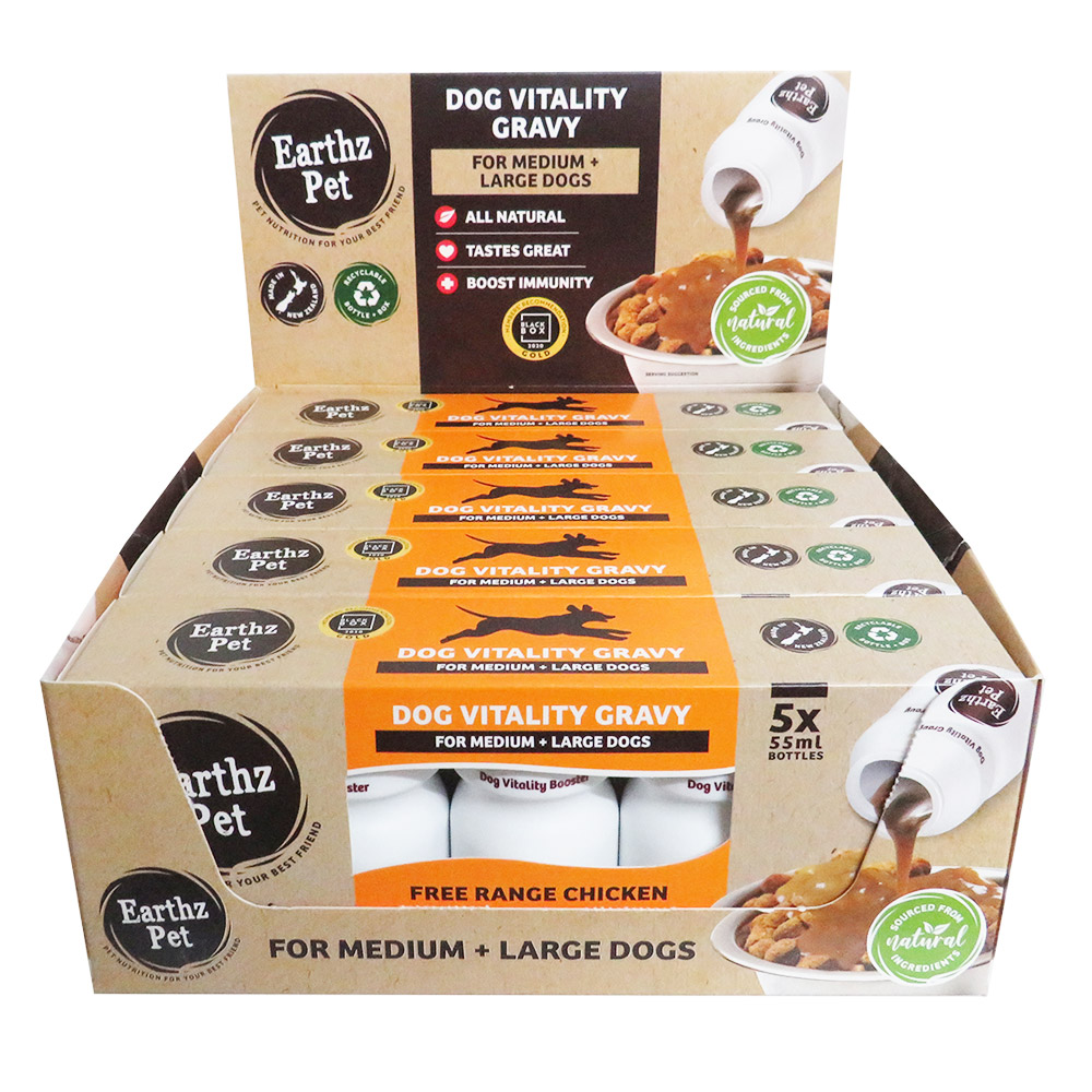 Earthz Pet Free Range Chicken Vitality Gravy For Medium and Large Breeds 50ml