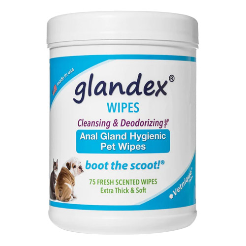 Glandex Anal Gland Hygienic Pet Wipes for Dogs