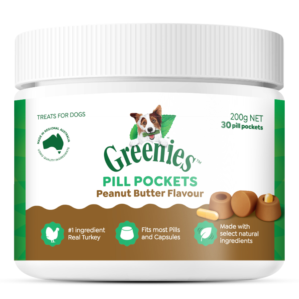 Greenies Pill Pockets Peanut Butter Flavour Dog Treats for Dogs Supplies