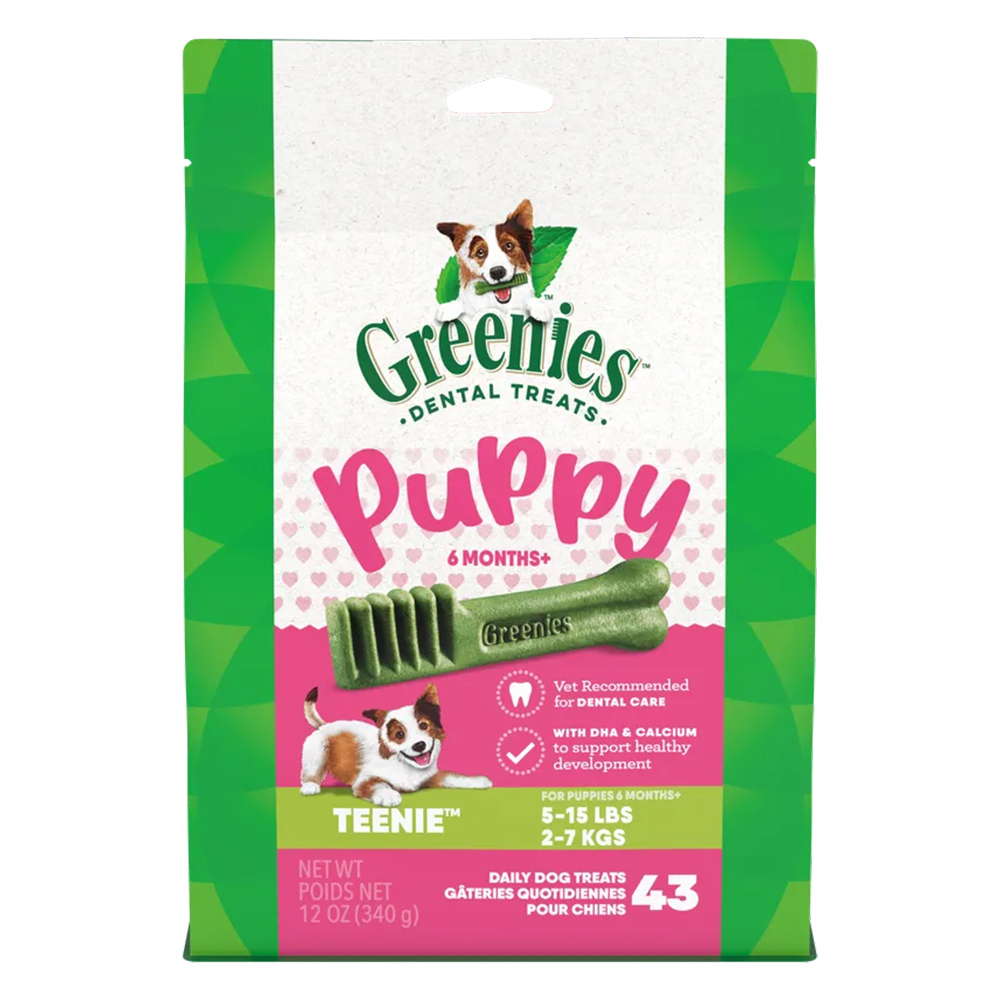 Greenies Puppy 6 Months+ Original Dental Dog Treats for Dogs Supplies