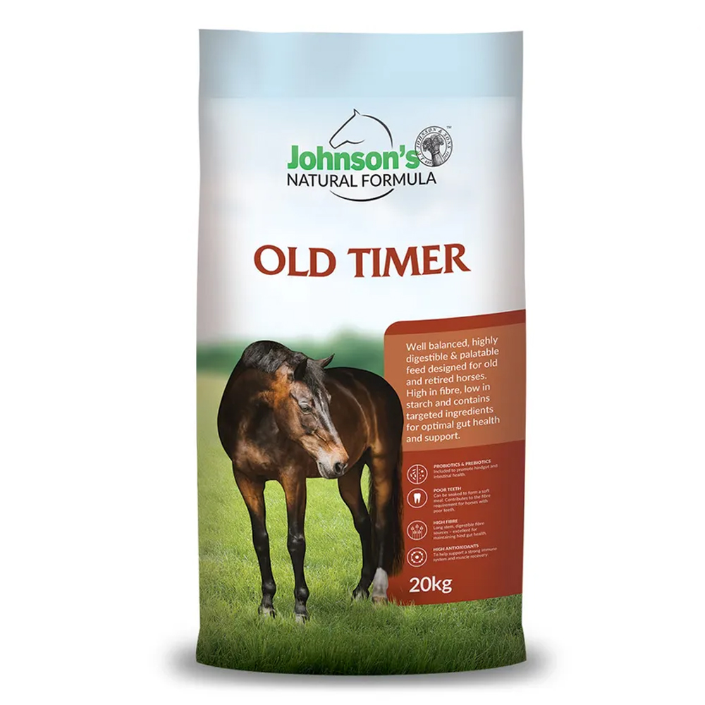 Johnson's Natural Formula Old Timer Feed for Horse for Food Supplies
