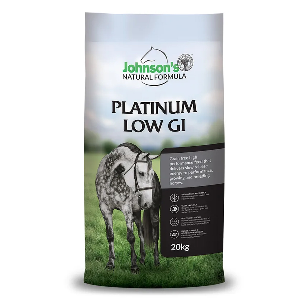 Johnson's Natural Formula Platinum Low GI Feed for Horse for Food Supplies