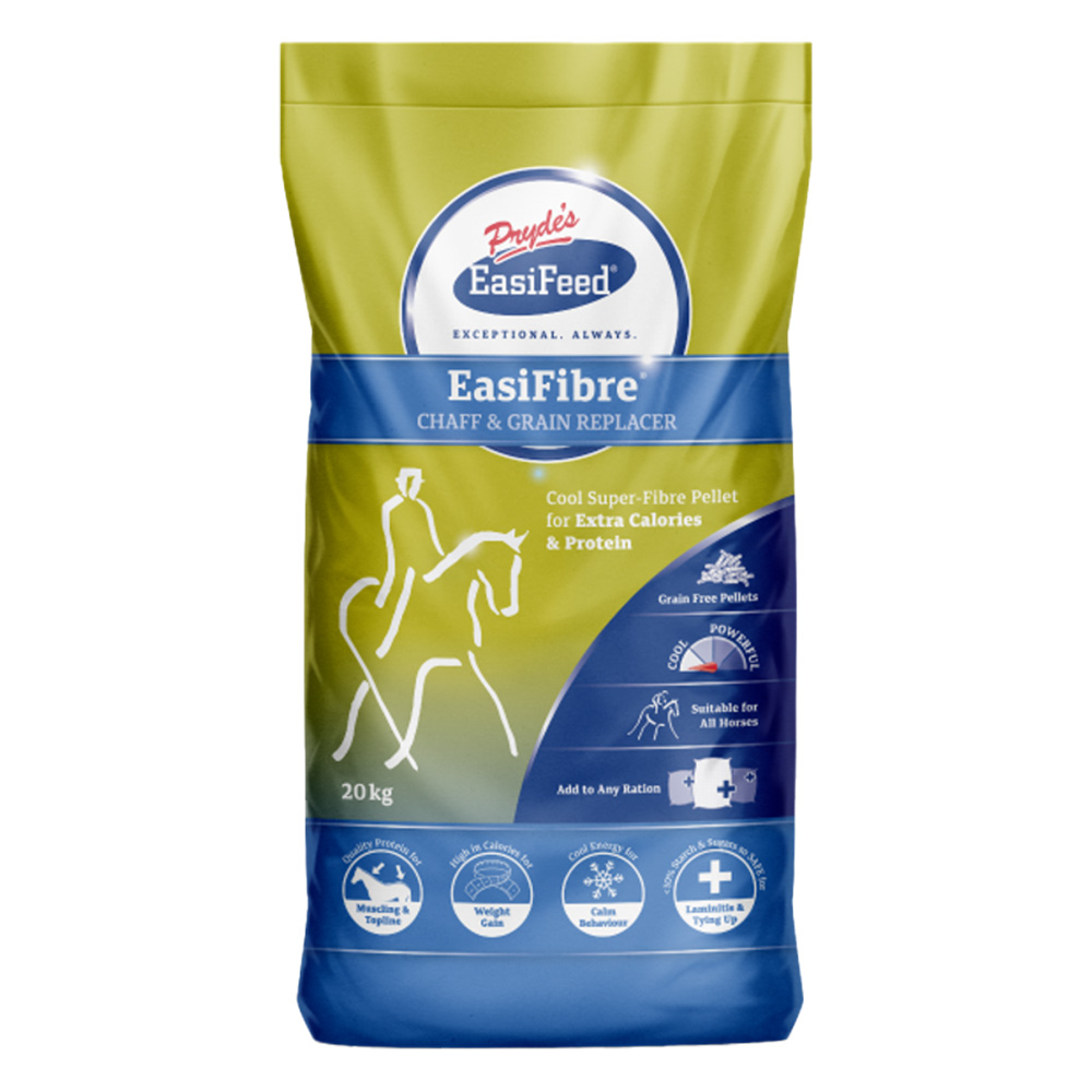 Pryde's EasiFeed Easifibre Chaff & Grain Replacer Horse Pellet for Food Supplies