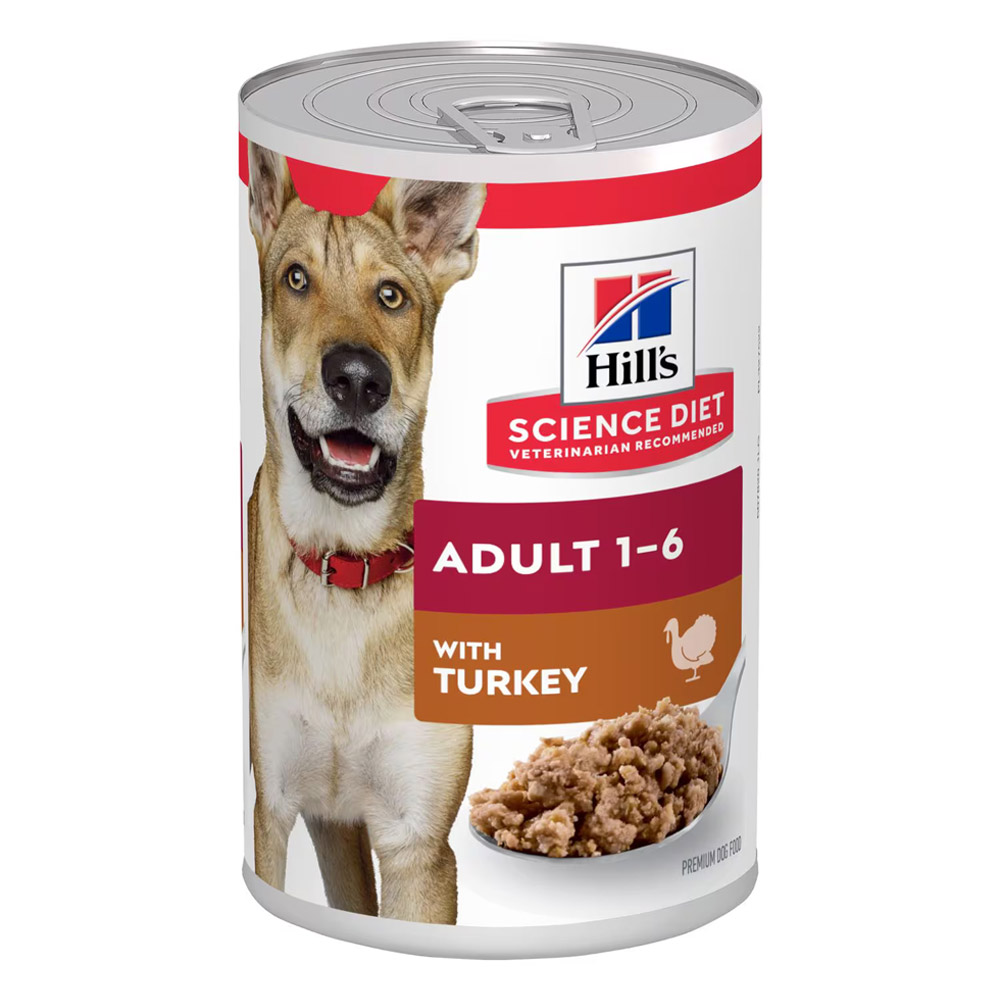 Hill's Science Diet Adult 1-6 with Turkey Wet Dog Food 370gm