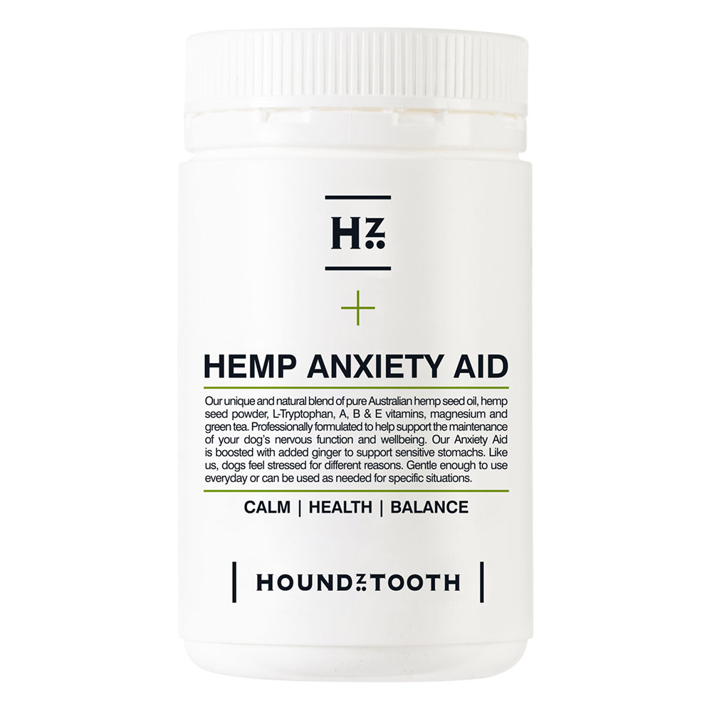 Houndztooth Hemp Anxiety Aid Supplement for Dogs for Dogs