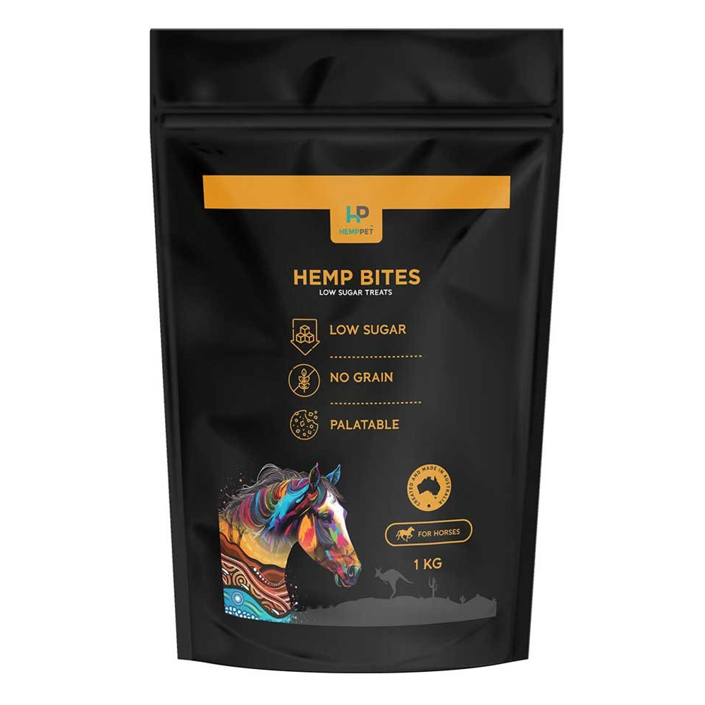 HempPet Hemp Bites Low Sugar Treats for Horses for Horse