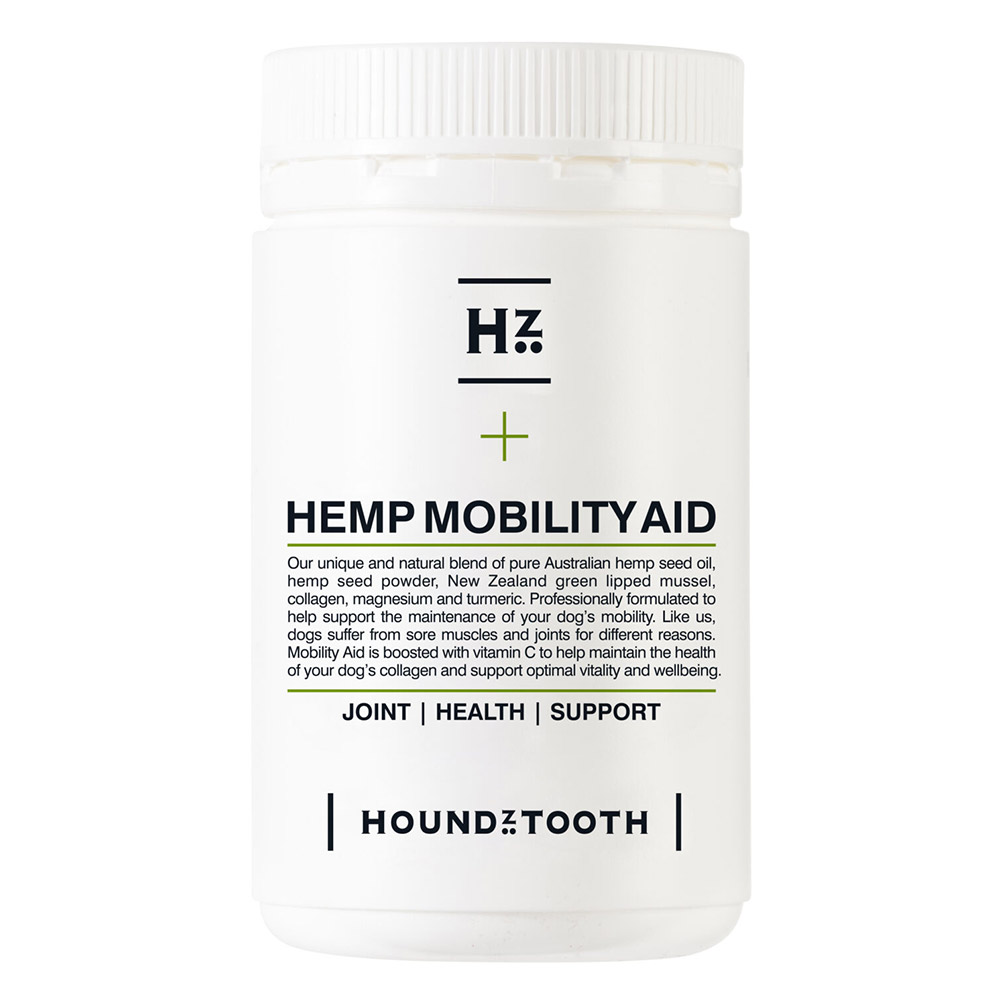 Houndztooth Hemp Mobility Aid Supplement for Dogs for Dogs