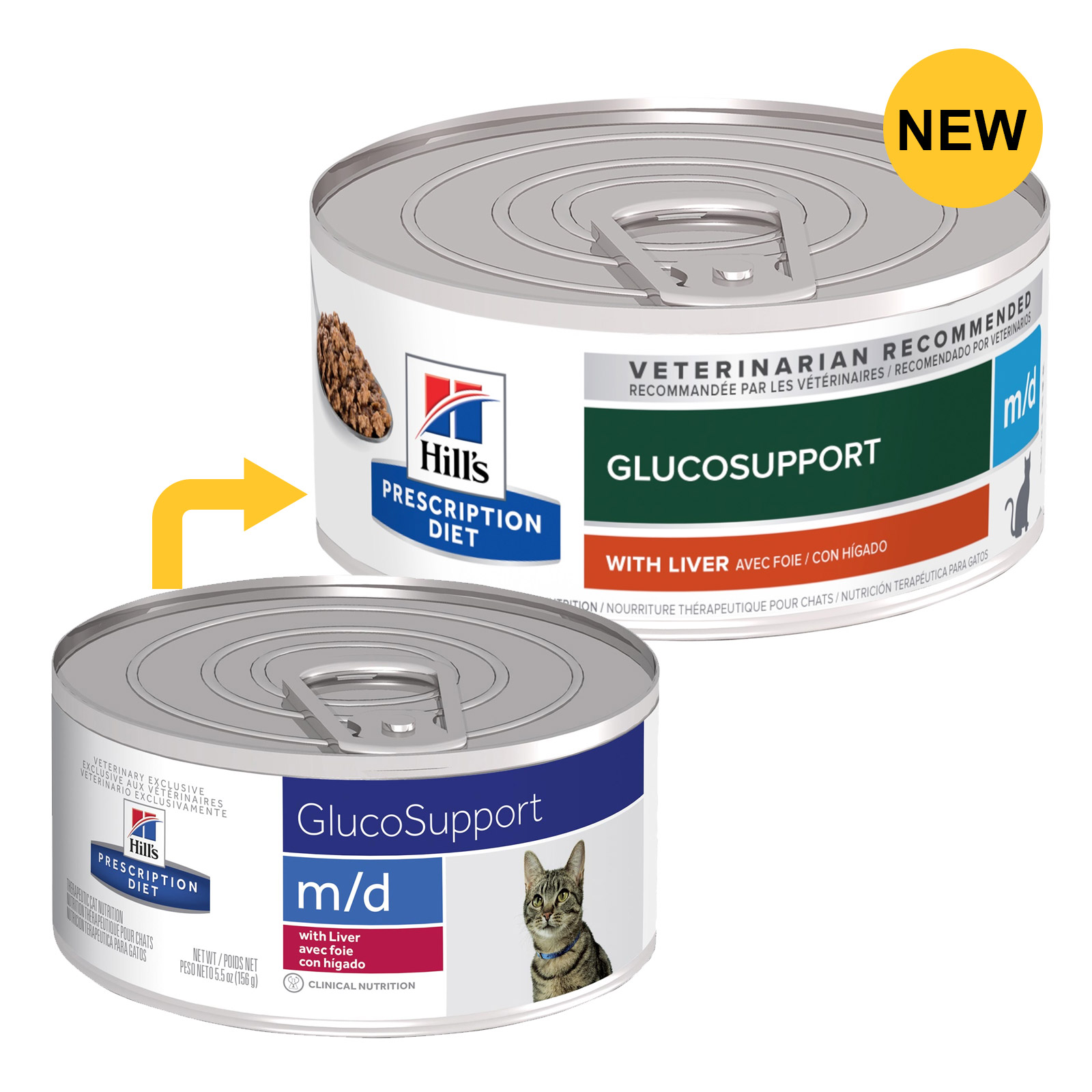 Hill's Prescription Diet m/d GlucoSupport Wet Cat Food for Food
