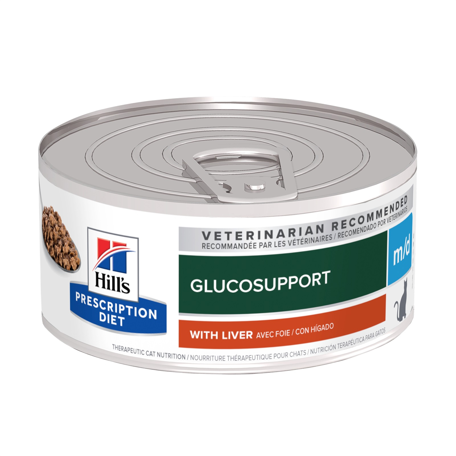 Hill's Prescription Diet m/d GlucoSupport Wet Cat Food 156 Gm * 24