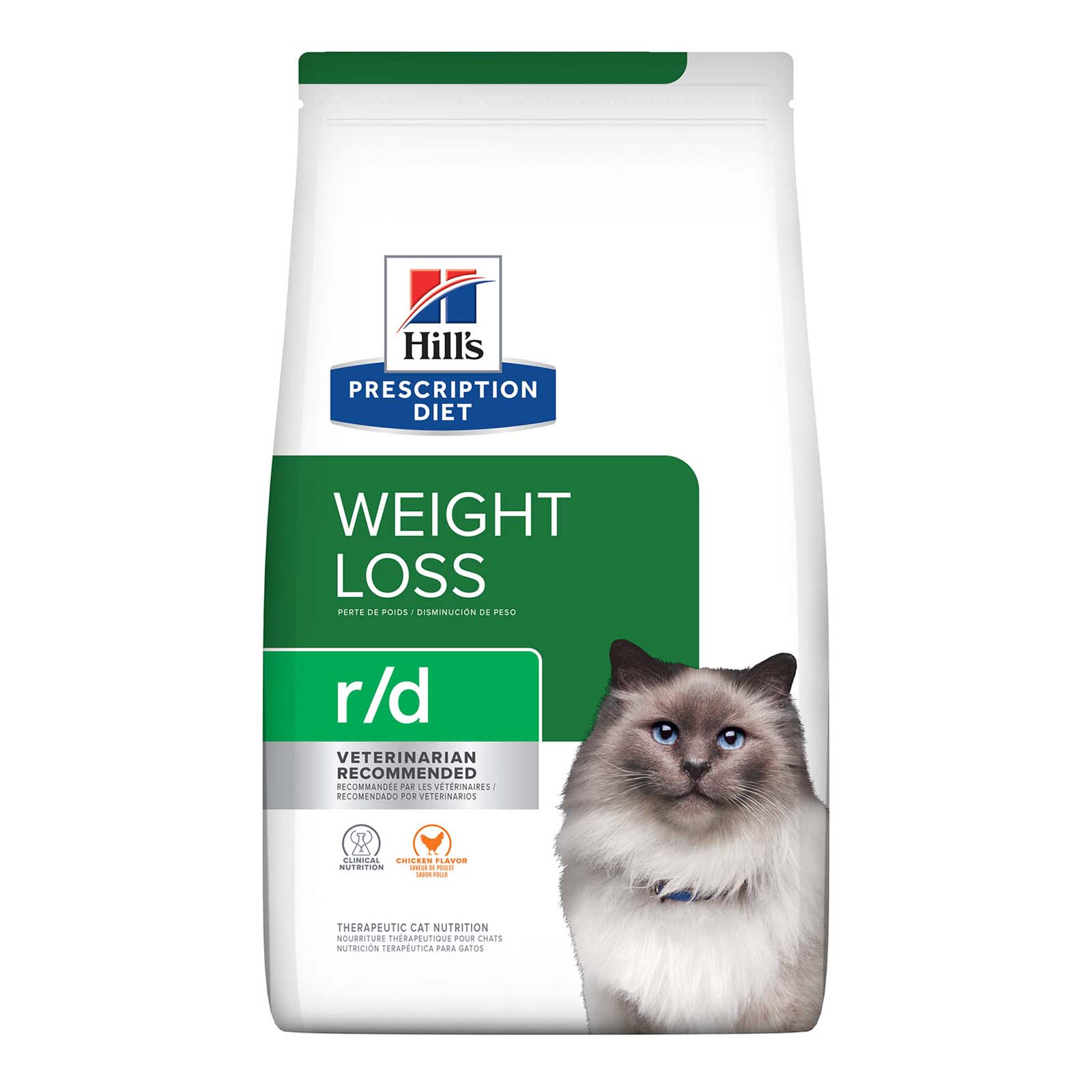 Hill's Prescription Diet r/d Feline Weight Reduction with Chicken Dry
