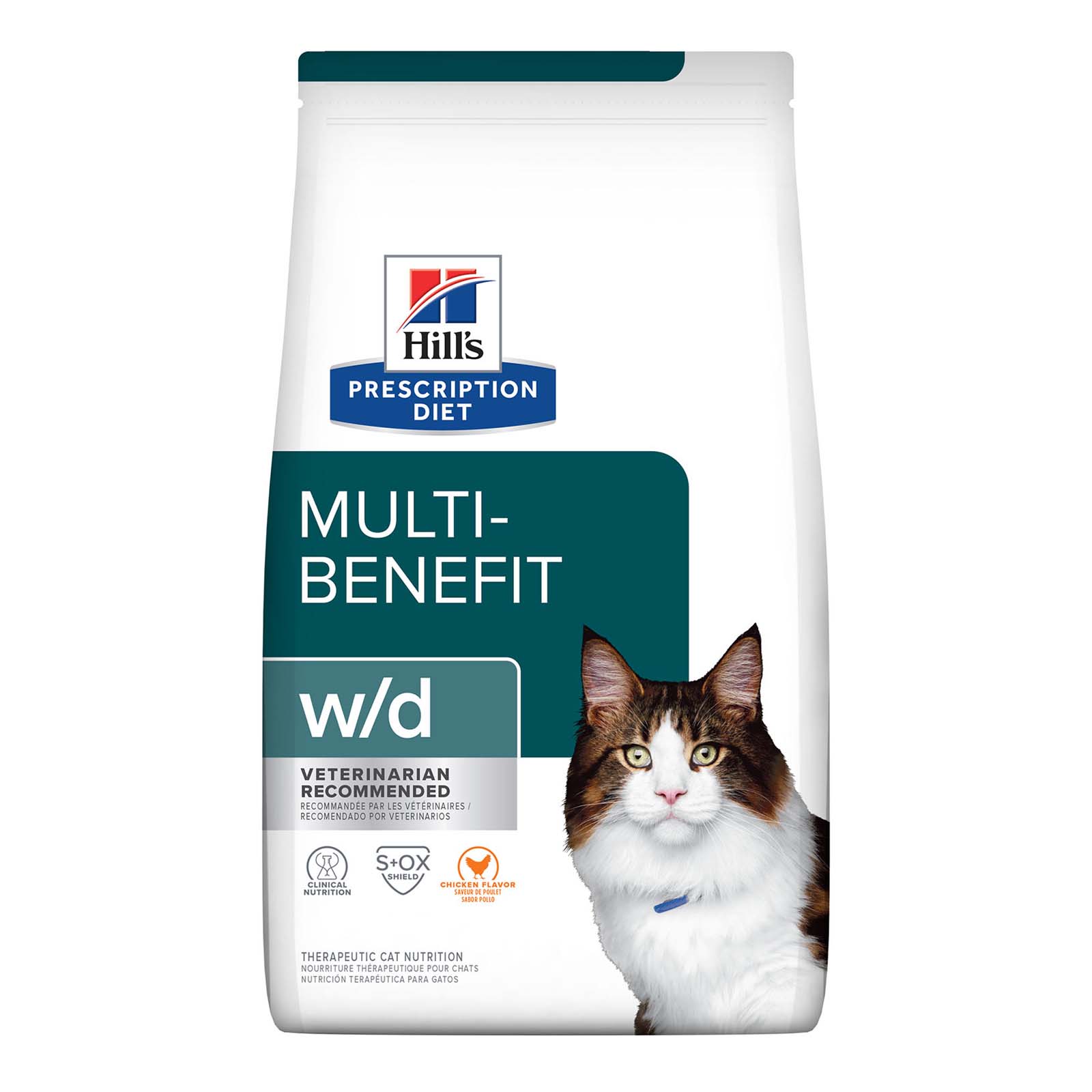 Hill's Prescription Diet w/d Feline Digestive/Weight Management wth Chicken Dry