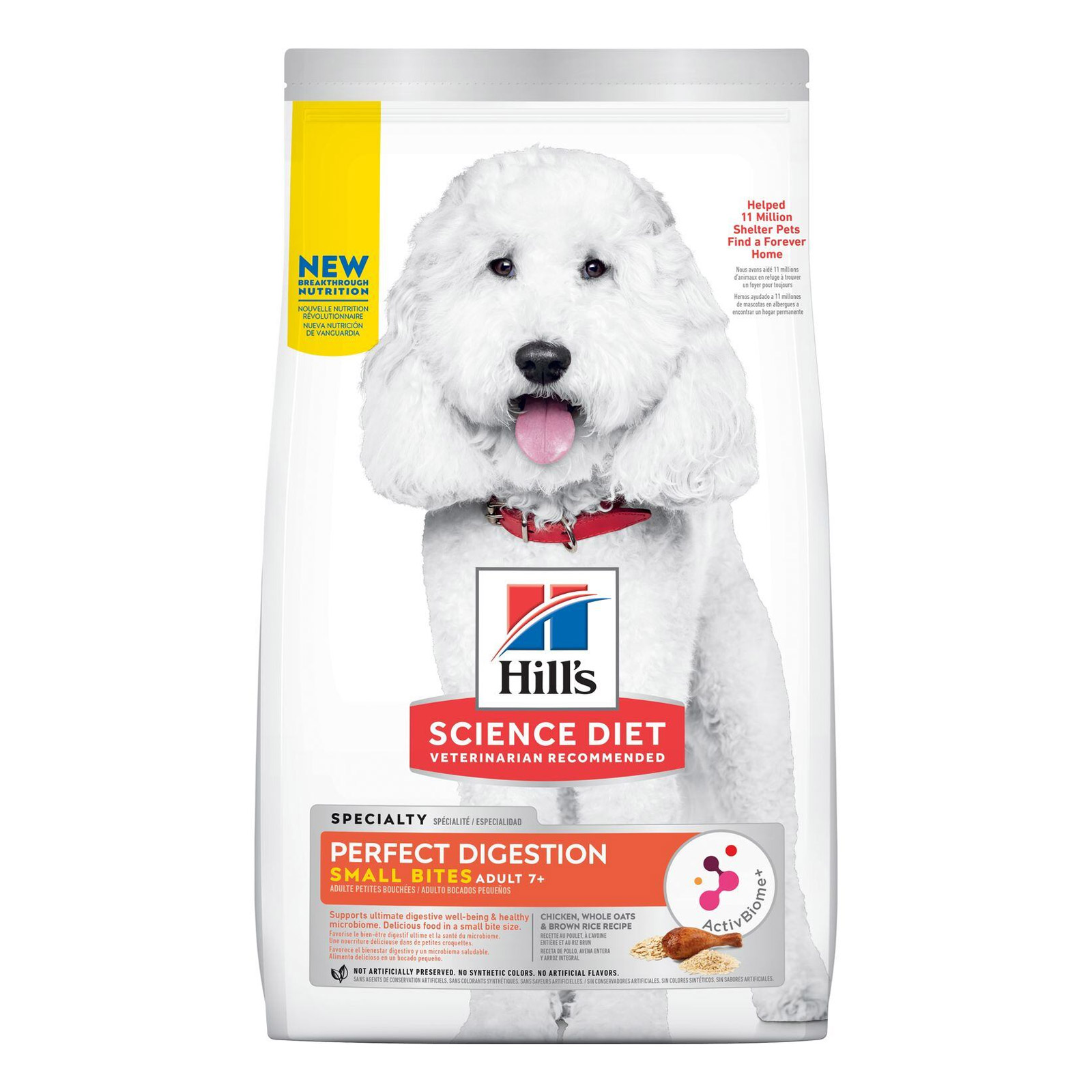Hill's Science Diet Adult 7+ Perfect Digestion Small Bites Dog Food for Food Supplies