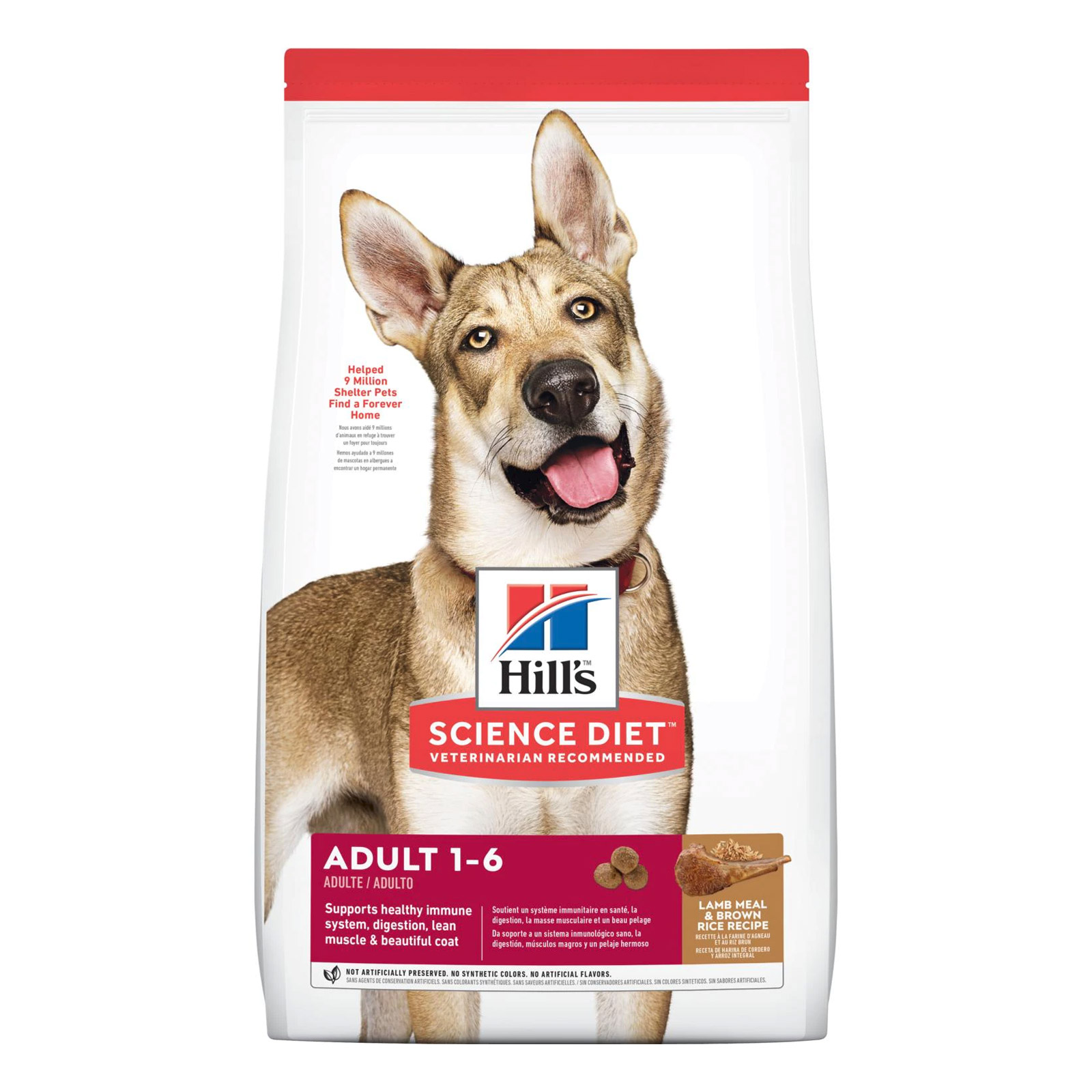 Hill's Science Diet Adult Lamb Meal & Brown Rice Recipe Dog Food for Food Supplies