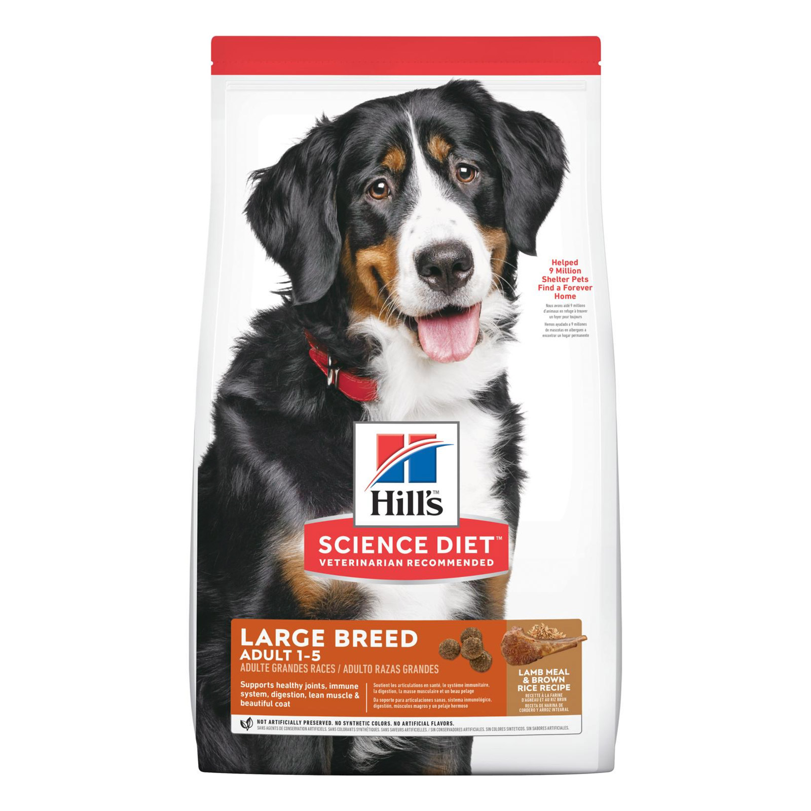 Hill's Science Diet Adult Large Breed Lamb Meal & Brown Rice Dog Food for Food Supplies