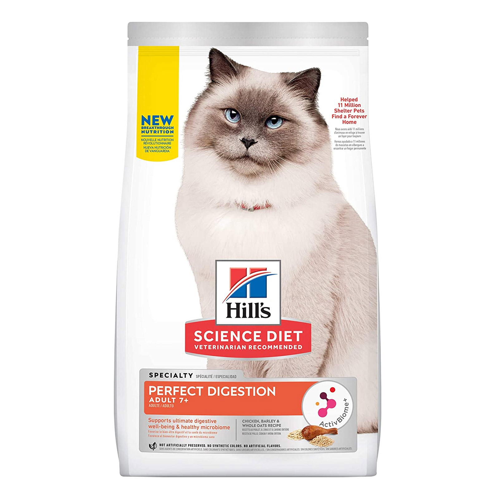 Hill’s Science Diet Adult 7+ Perfect Digestion Cat Food