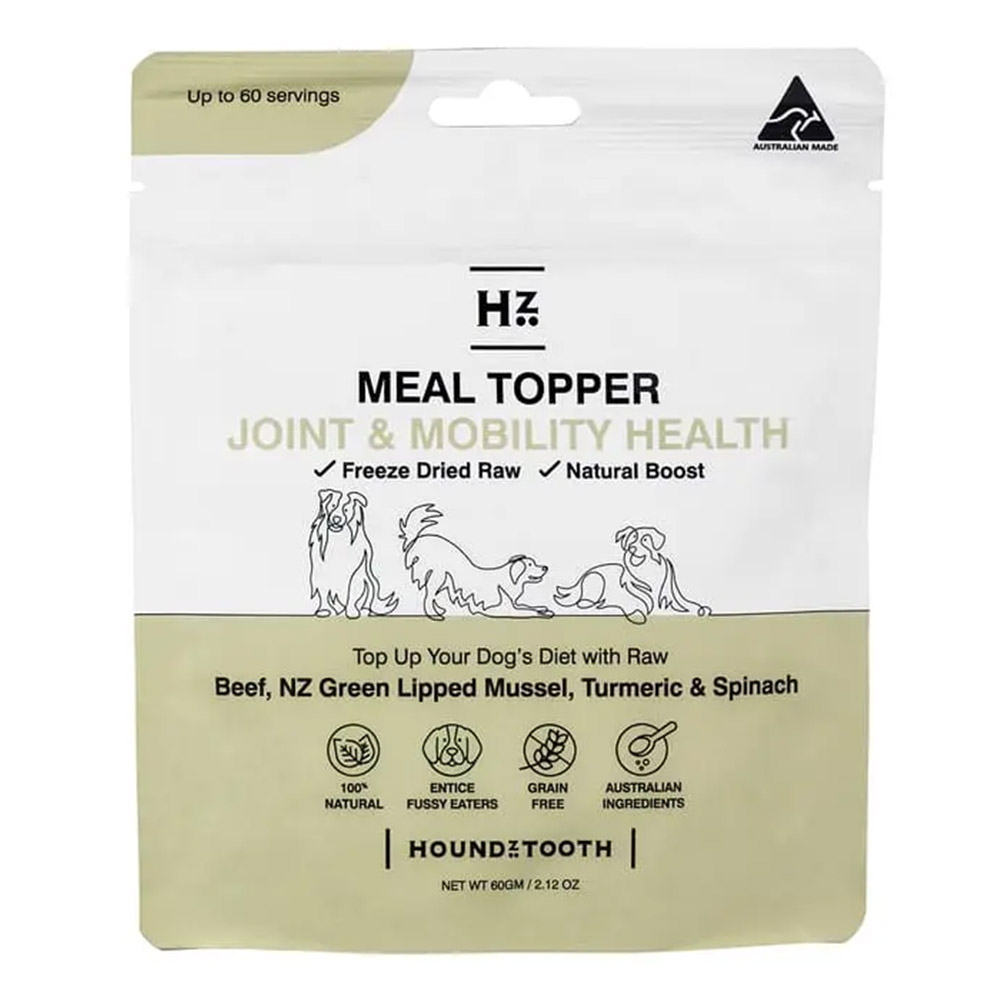 Houndztooth Joint & Mobility Health Natural Raw Boost Meal Topper for Dogs for Food