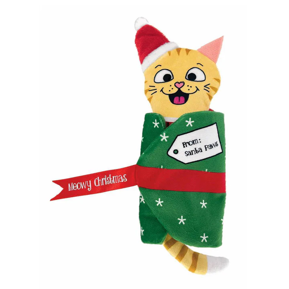 KONG Pull A Partz Toy for Cats - Christmas Cat