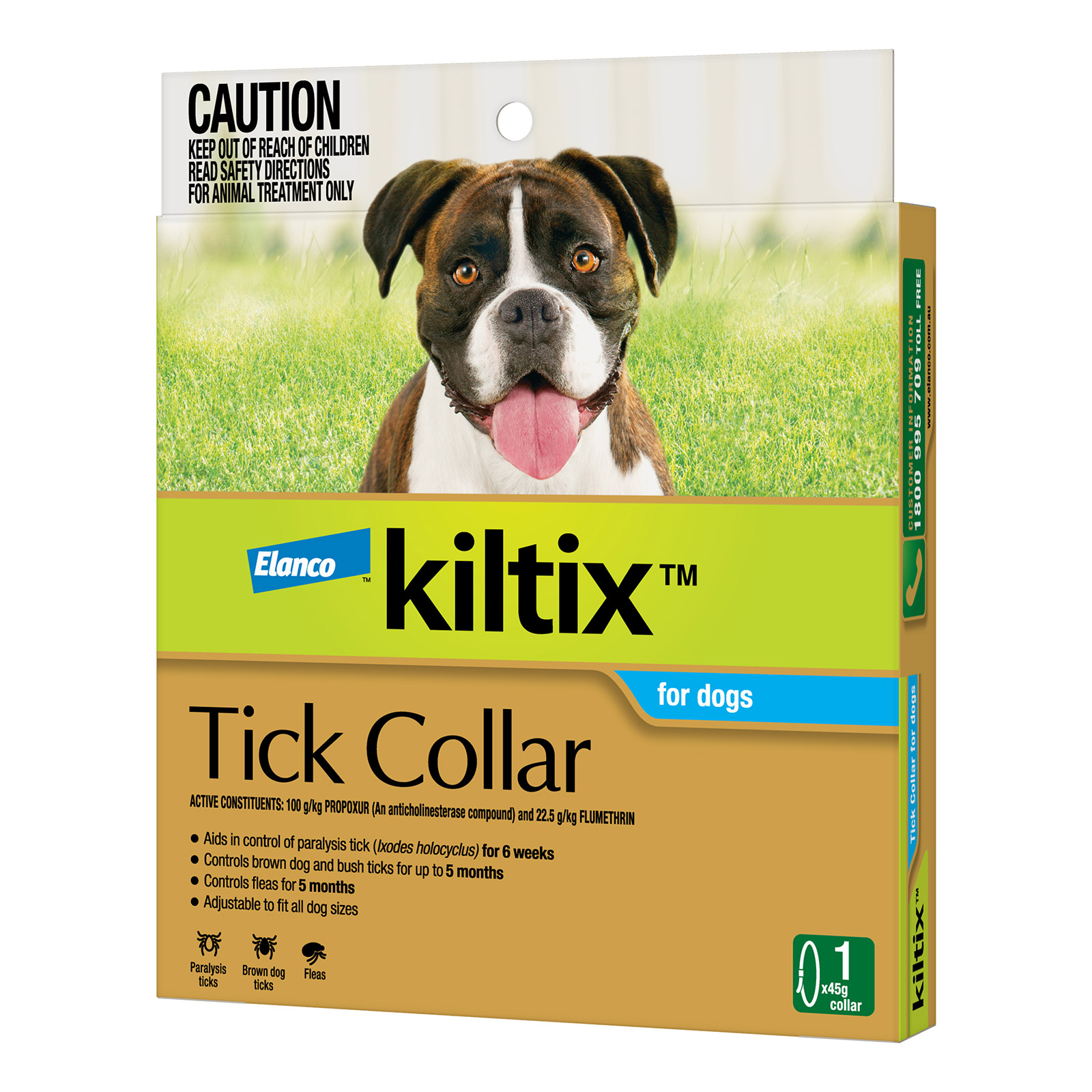 Kiltix Tick Collar For Dogs (Fits For All)