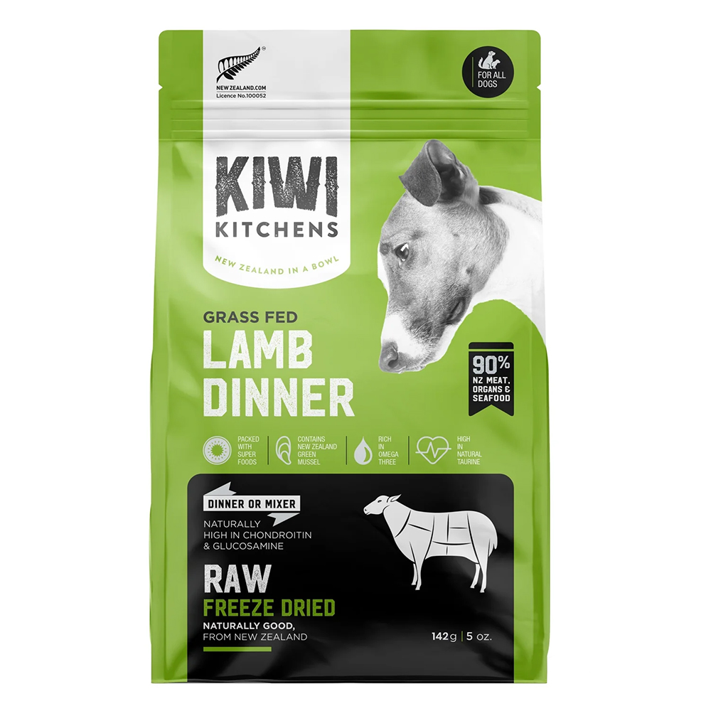 Kiwi Kitchens Freeze-Dried Dog Food Lamb Dinner