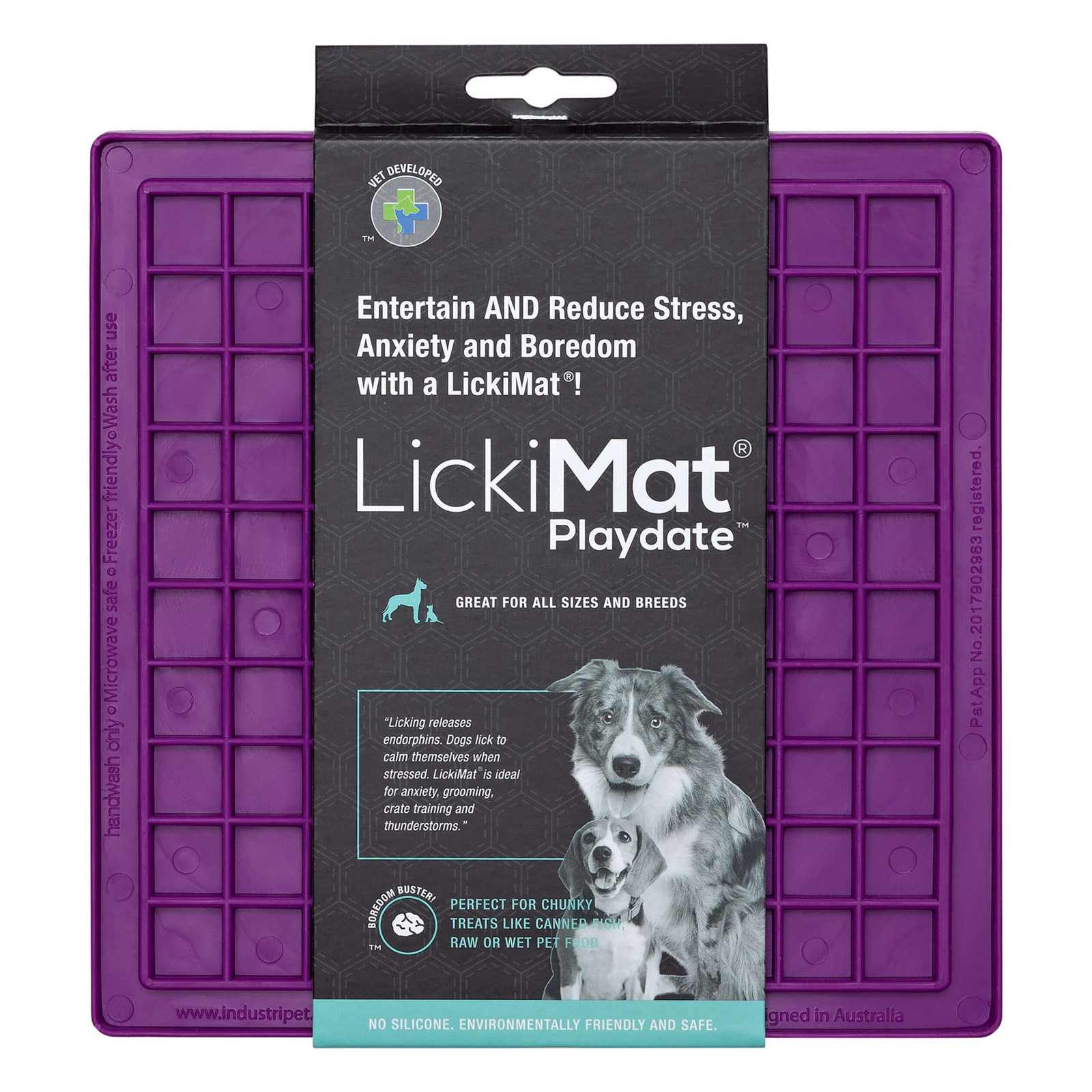 LickiMat Classic Playdate Purple