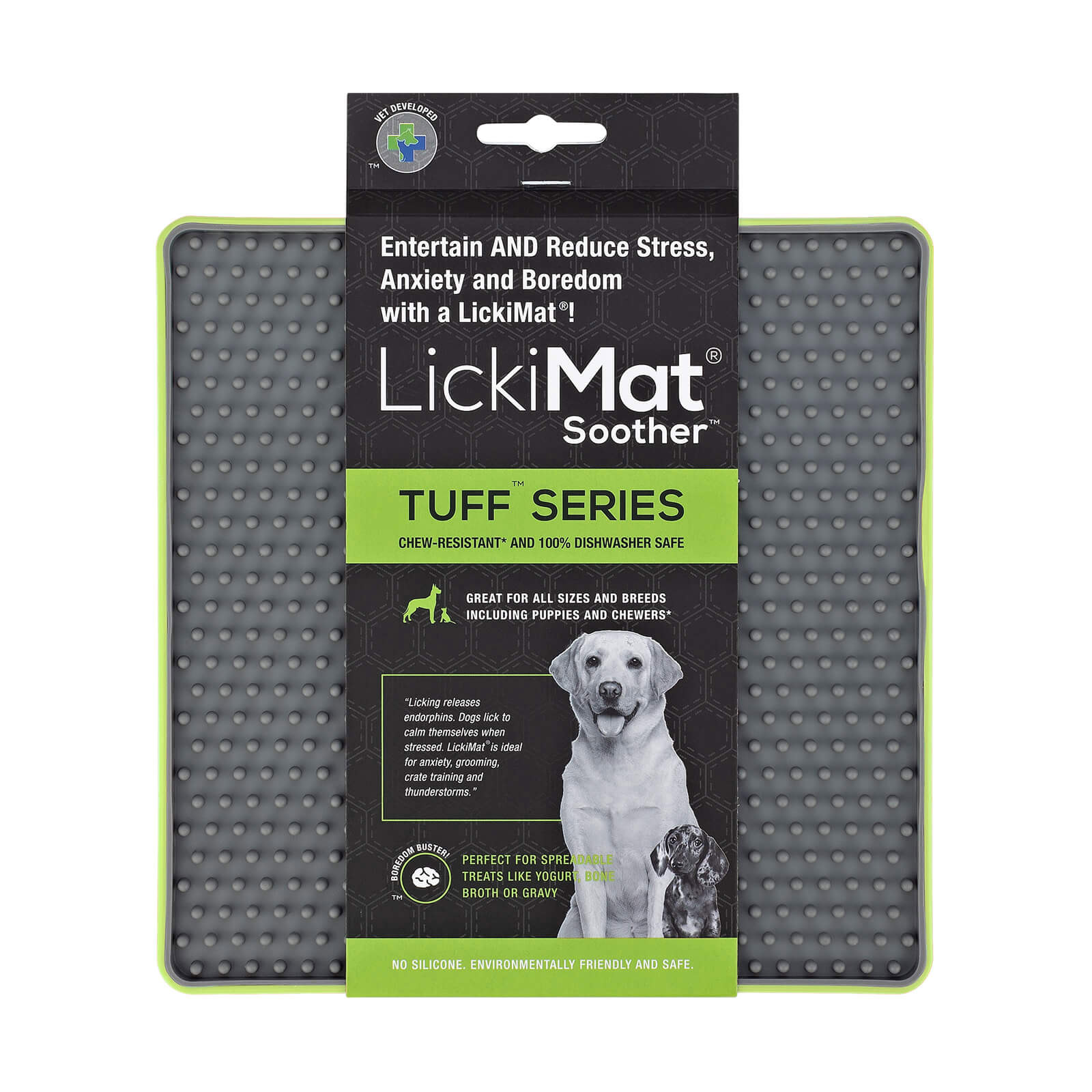 LickiMat Tuff Soother Green