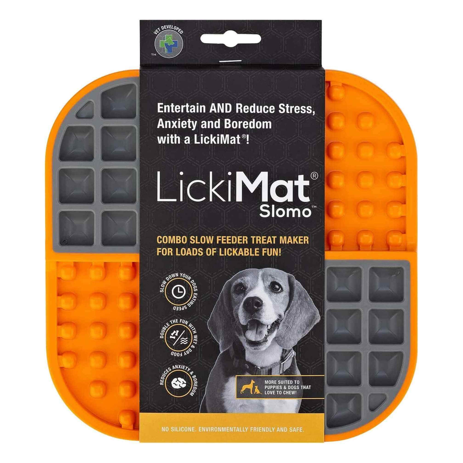 LickiMat Slomo Orange