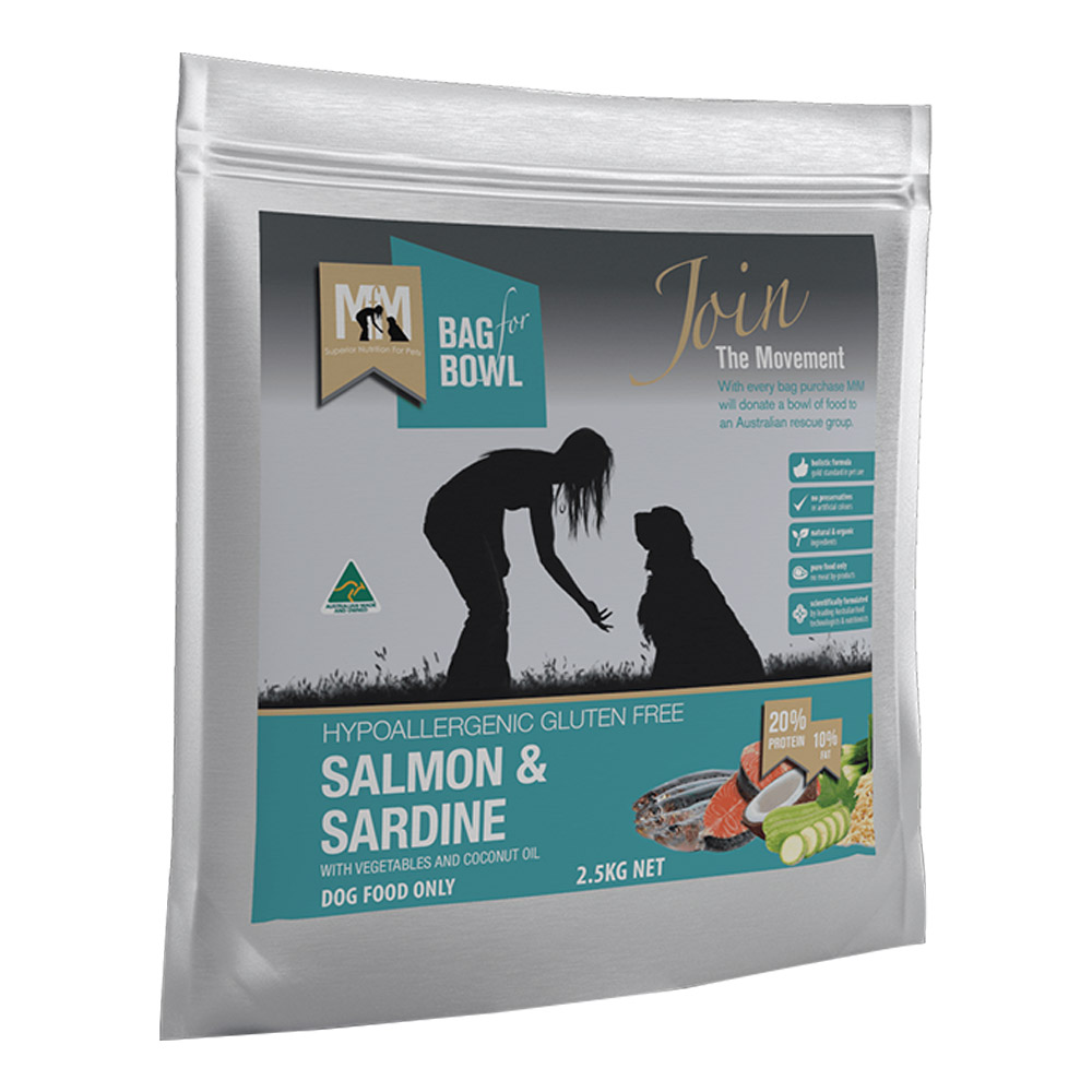 Meals for Mutts (MFM) Hypoallergenic Gluten Free Salmon & Sardine with Vegetables and Coconut Oil Dry Dog Food