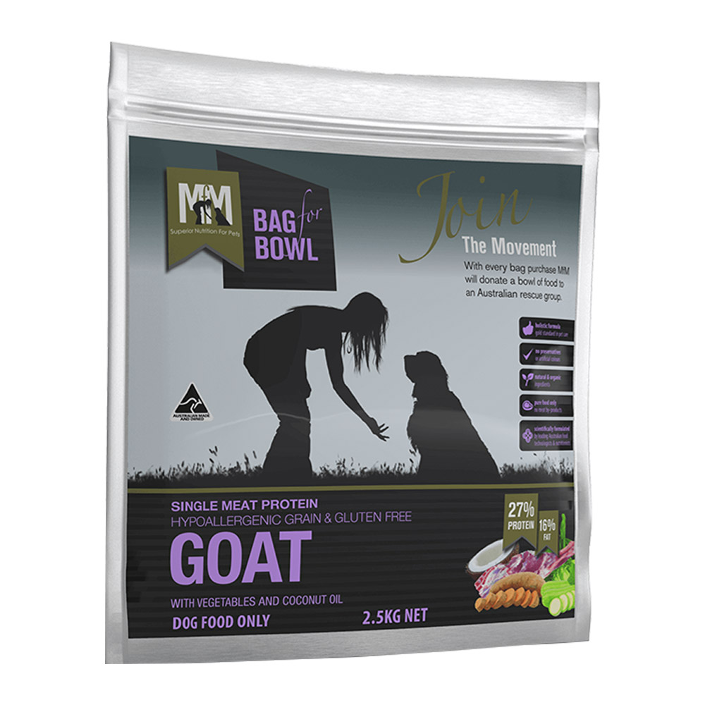 Meals for Mutts (MFM) Single Meat Protein Goat with Vegetables and Coconut Oil Dry Dog Food