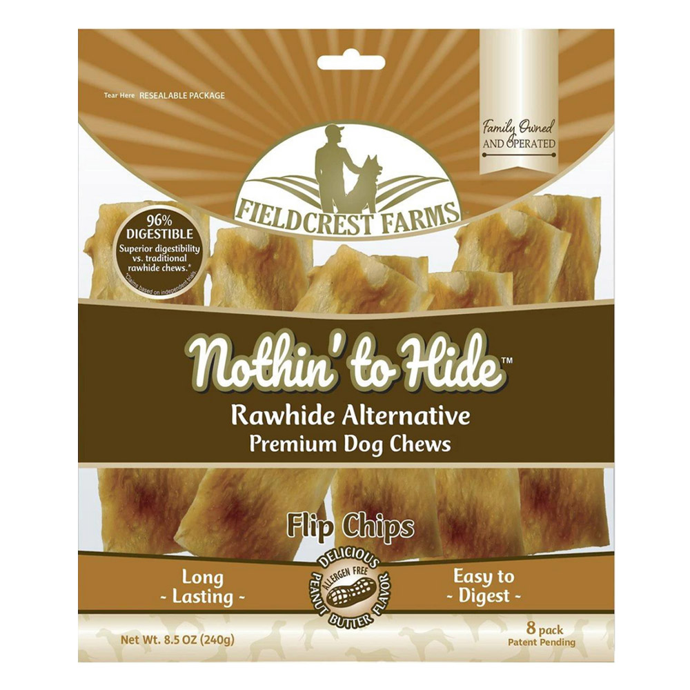 Nothin' To Hide Flip Chips Peanut Butter Flavor Dog Treats for Dogs
