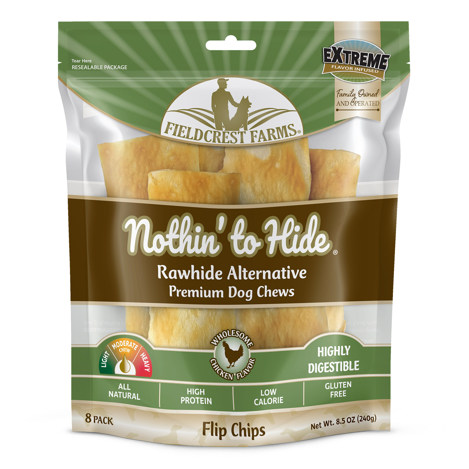 Nothin to Hide Flip Chips Chicken for Dogs
