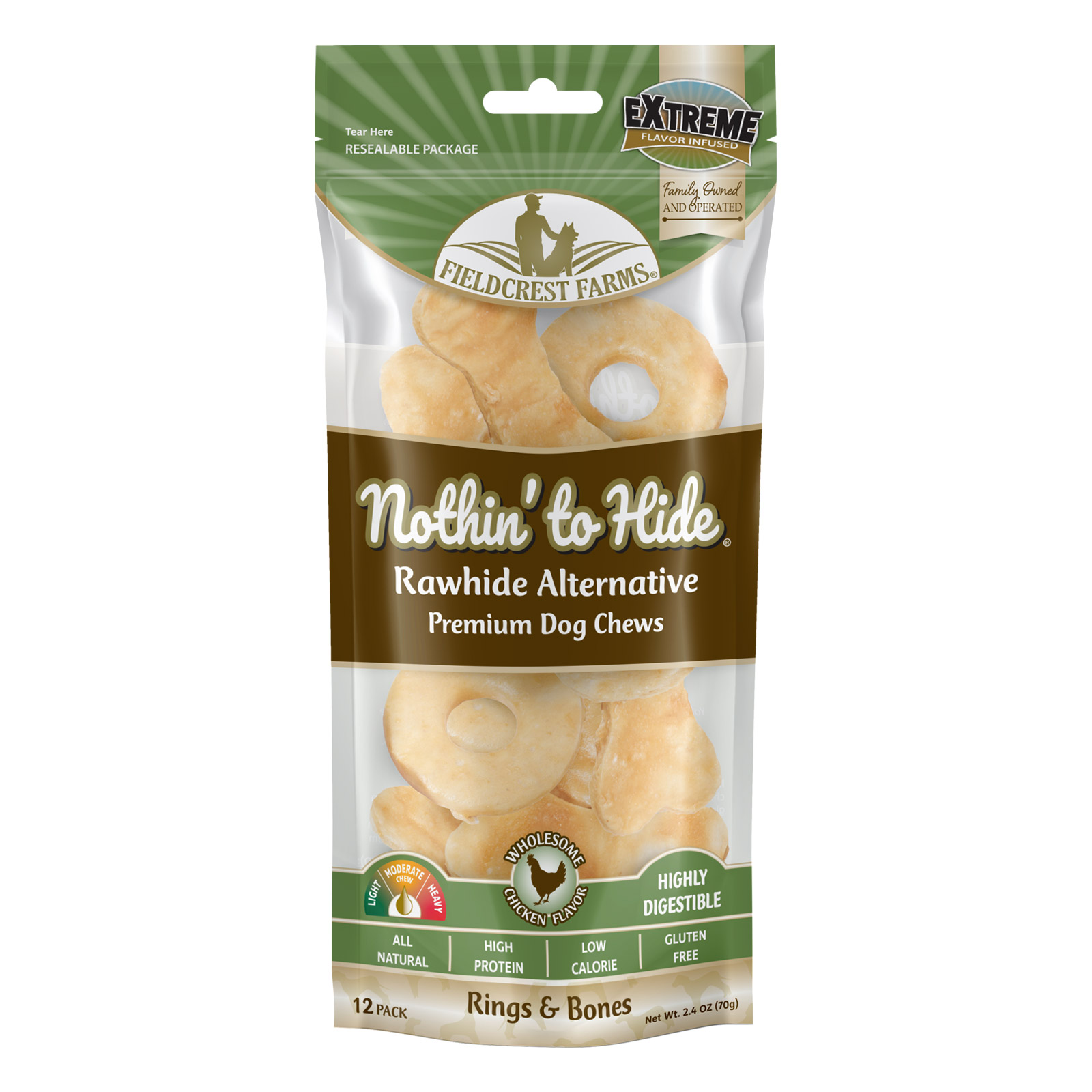 Nothin to Hide Ring Bone Chicken for Dogs