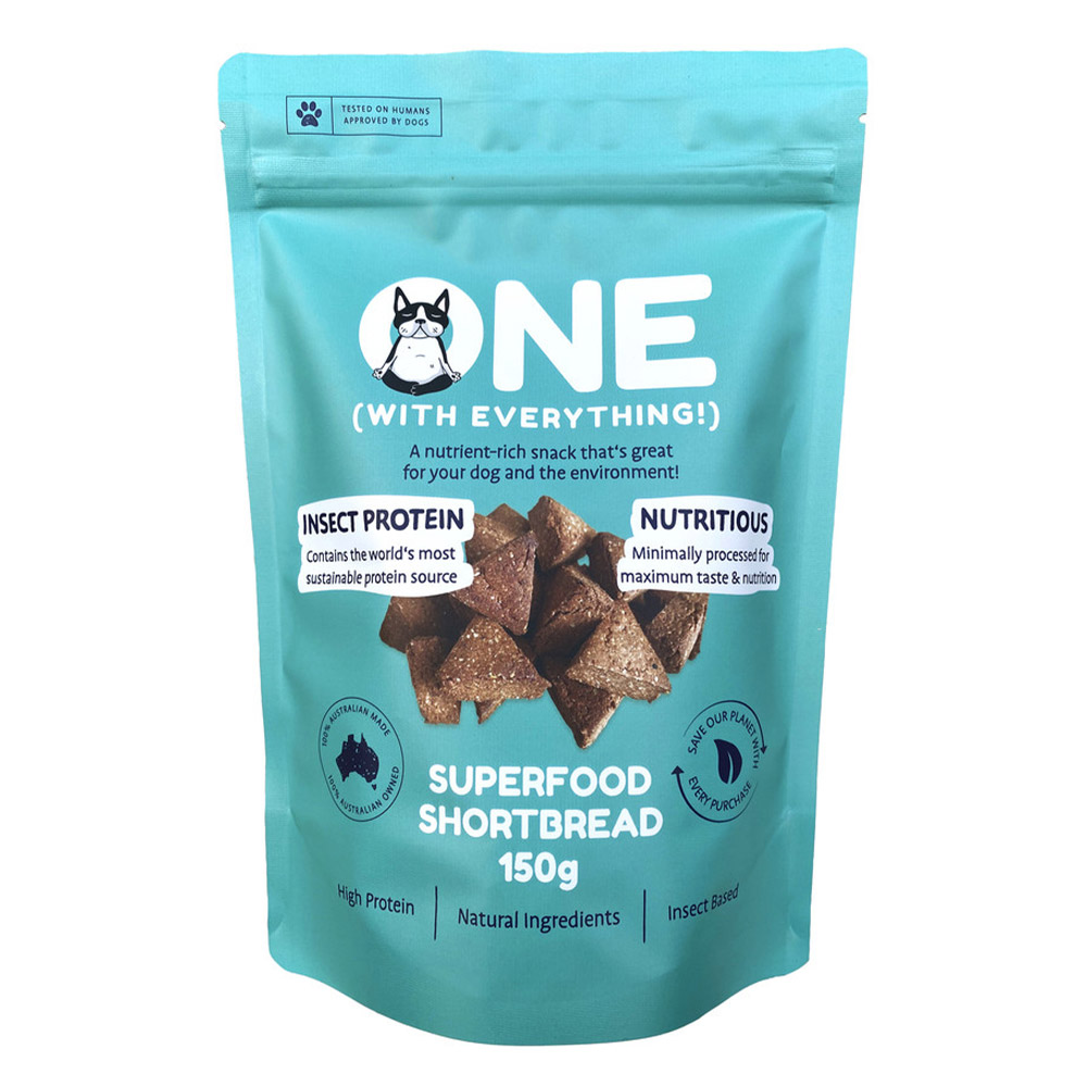 ONE (With Everything!) Insect Protein Superfood Shortbread for Food