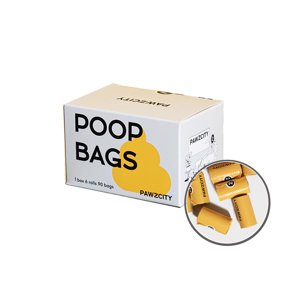 Pawzcity Biodegradable Pet Waste Bag 90Pcs for Dogs