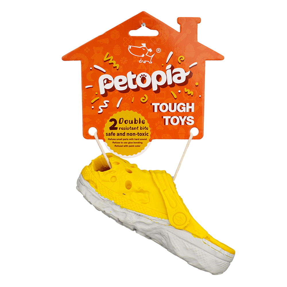 Petopia Ultra Tough Dog Toy Cozy Slipper for Dogs