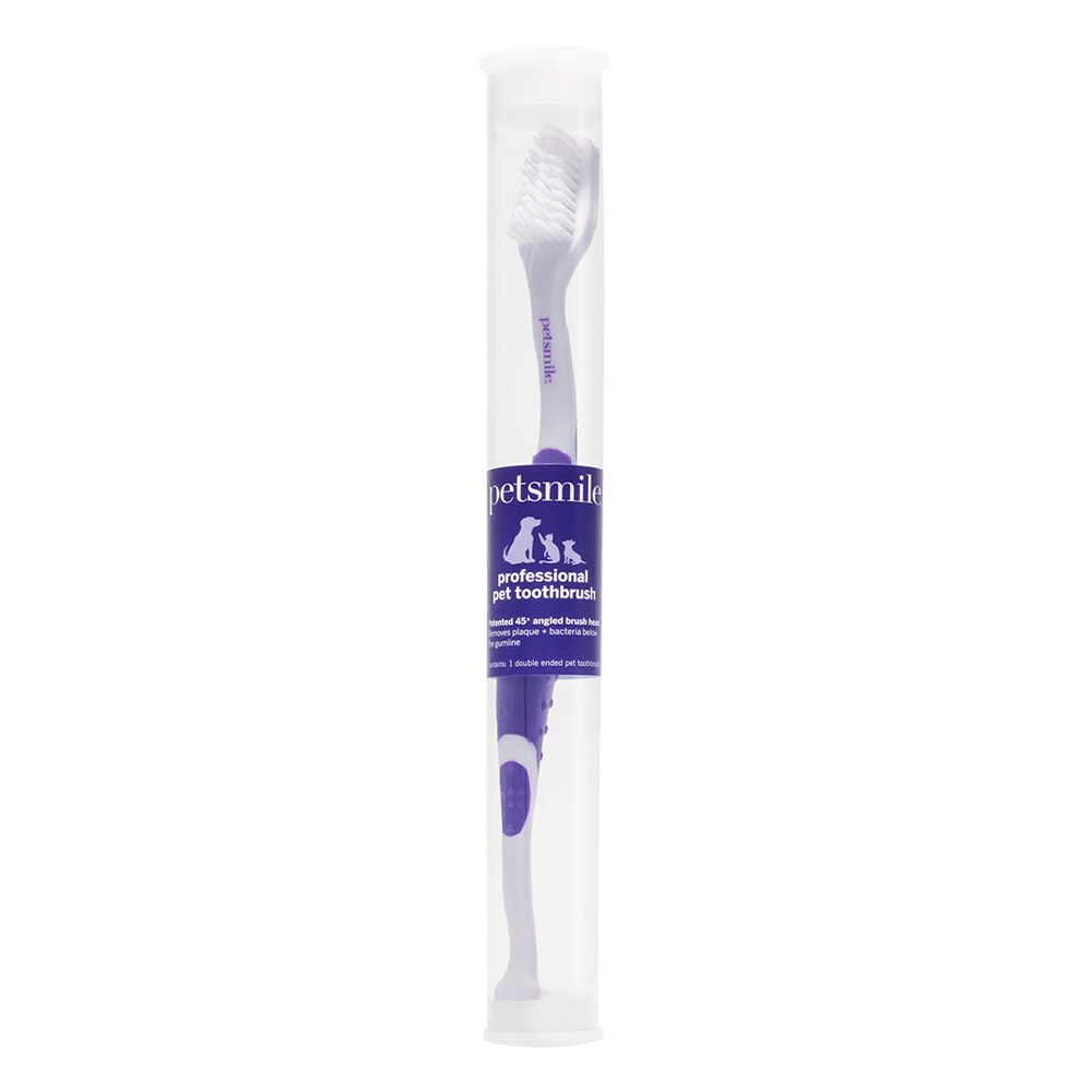 Petsmile Professional Dual Ended Toothbrush for Pets for Dogs