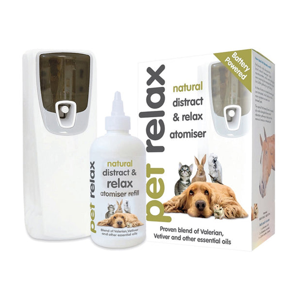 Pet Relax Natural Distract & Relax Battery Operated Atomiser for Dogs
