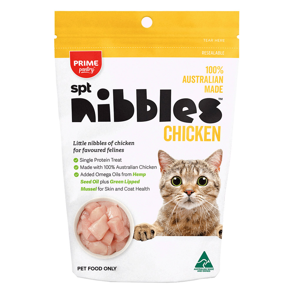 Prime Pantry Nibbles SPT Single Protein Chicken Treats For Cats 40 Gm for Cats